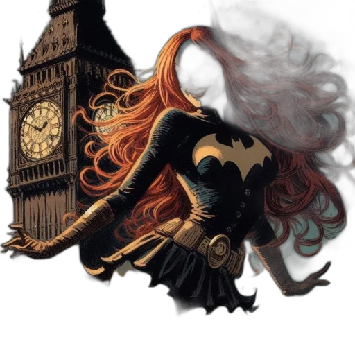comic book art, concept art, fantasy art, photorealistic transparent PNG cut-out