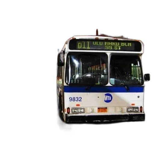 photorealistic, 3d render, white, bus transparent PNG cut-out