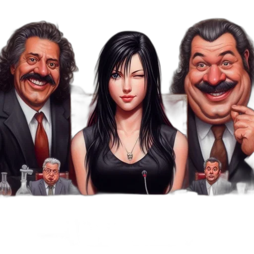 face, concept art, cartoon, fantasy art transparent PNG cut-out
