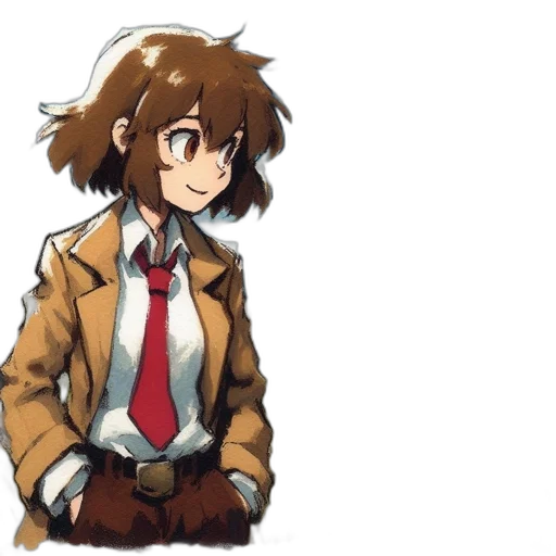 jacket, staff, dress, face transparent PNG cut-out