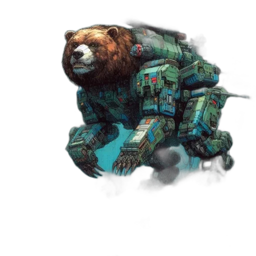 jacket, creature, animal, robot transparent PNG cut-out