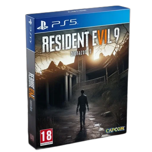 ps5, box, art, shows transparent PNG cut-out