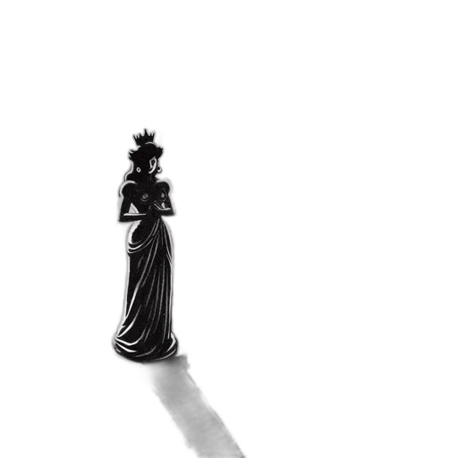 crown, dress, jewelry, staff transparent PNG cut-out