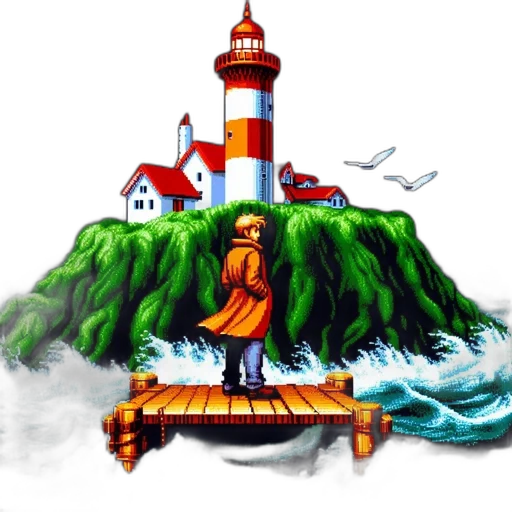 concept art, pixel art, fantasy art, photorealistic transparent PNG cut-out