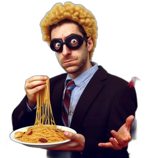 food, staff, jacket, hair transparent PNG cut-out