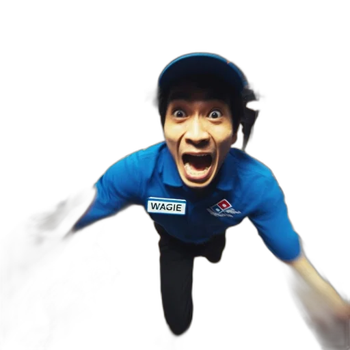 staff, face, creature, robot transparent PNG cut-out
