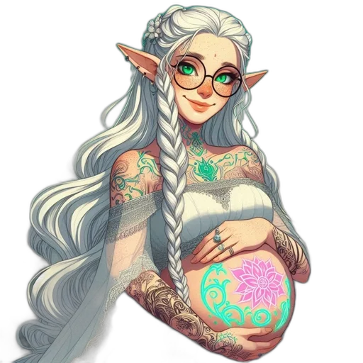 fantasy art, pixel art, concept art, watercolor transparent PNG cut-out