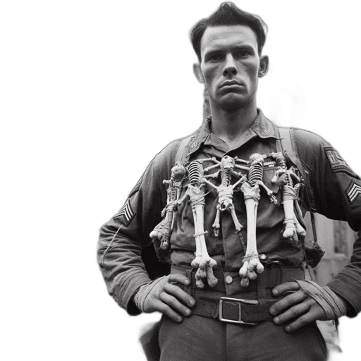 jacket, man, military, uniform transparent PNG cut-out