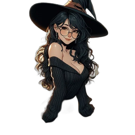 hat, staff, pixel art, fantasy art transparent PNG cut-out