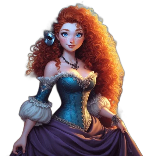 dress, fantasy art, concept art, photorealistic transparent PNG cut-out