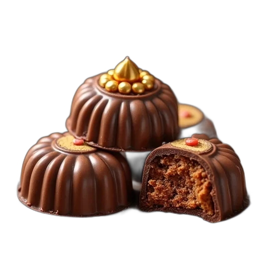 food, crown, photorealistic, 3d render transparent PNG cut-out
