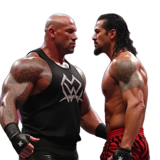 rock, roman, reignson, wrestlemania transparent PNG cut-out