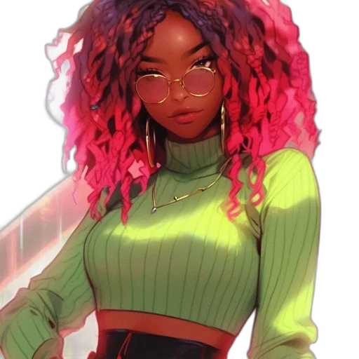 jacket, hair, concept art, comic book art transparent PNG cut-out