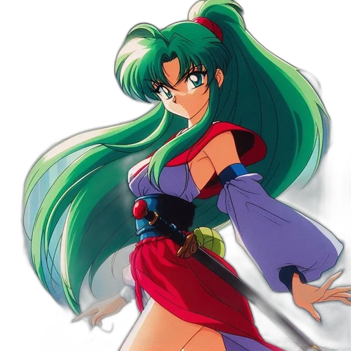 dress, anime, concept art, pixel art transparent PNG cut-out
