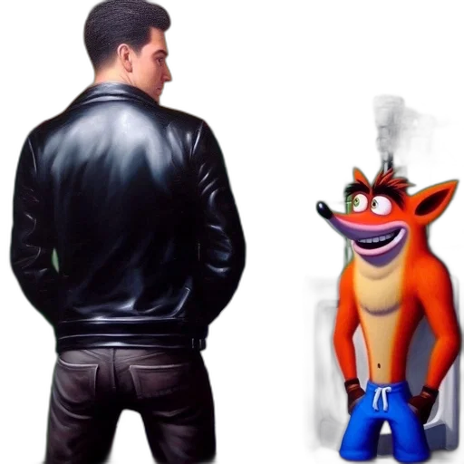 jacket, concept art, 3d render, cartoon transparent PNG cut-out