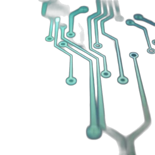robot, 3d render, futuristic, circuit transparent PNG cut-out