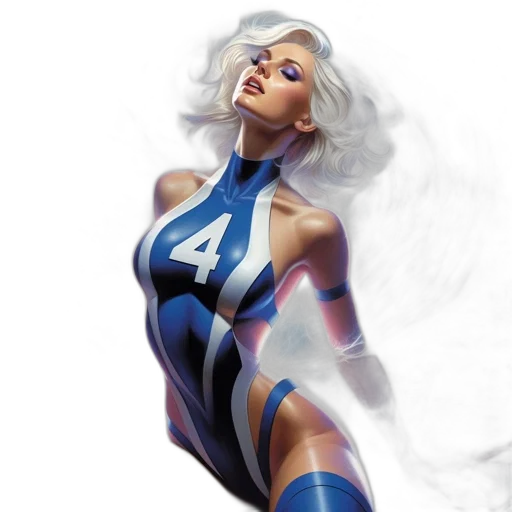 comic book art, concept art, fantasy art, photorealistic transparent PNG cut-out