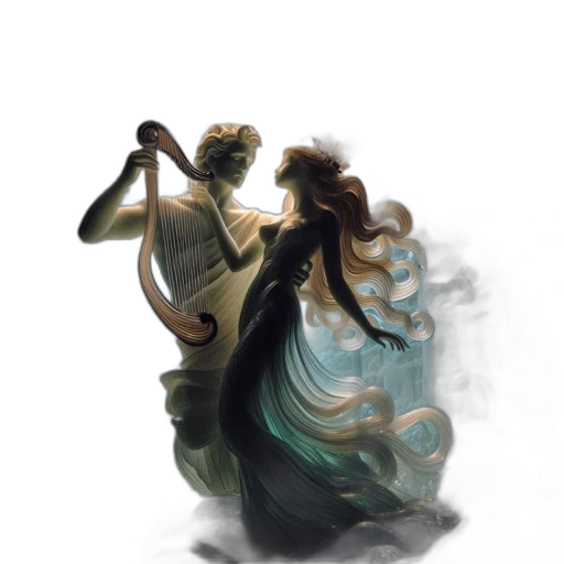 staff, sword, dress, fantasy art transparent PNG cut-out