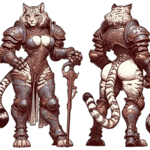 concept art, fantasy art, comic book art, 3d render transparent PNG cut-out