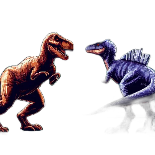creature, concept art, pixel art, 3d render transparent PNG cut-out