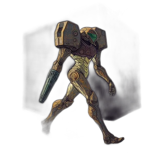 robot, weapon, creature, mask transparent PNG cut-out