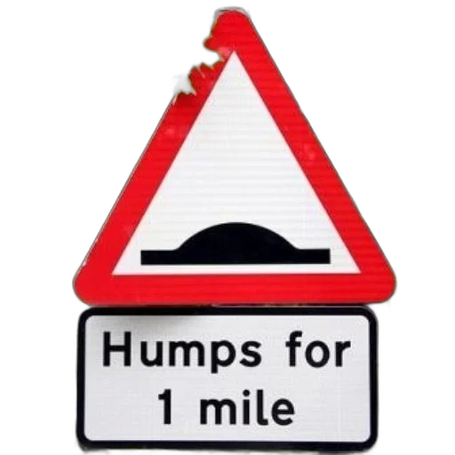 triangular, road, sign, red transparent PNG cut-out