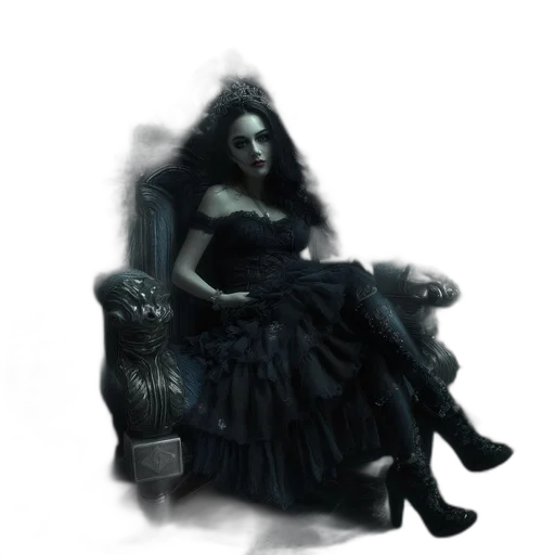 dress, crown, creature, jewelry transparent PNG cut-out