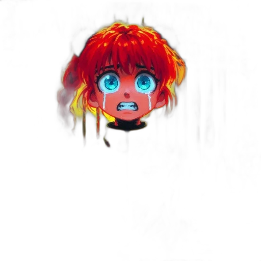 face, creature, hair, mask transparent PNG cut-out