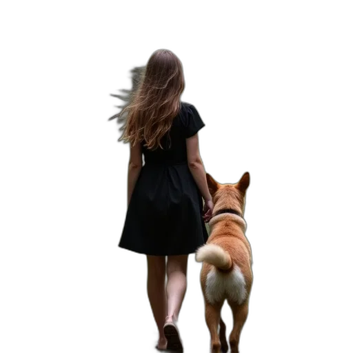 dress, animal, staff, creature transparent PNG cut-out