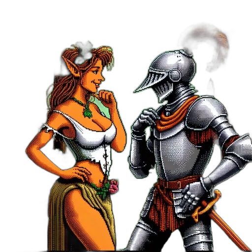 robot, sword, concept art, comic book art transparent PNG cut-out