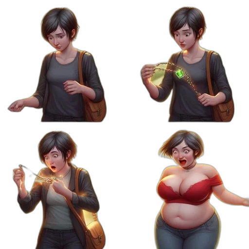 food, concept art, fantasy art, 3d render transparent PNG cut-out