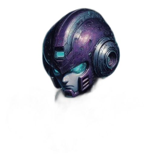 robot, mask, weapon, creature transparent PNG cut-out