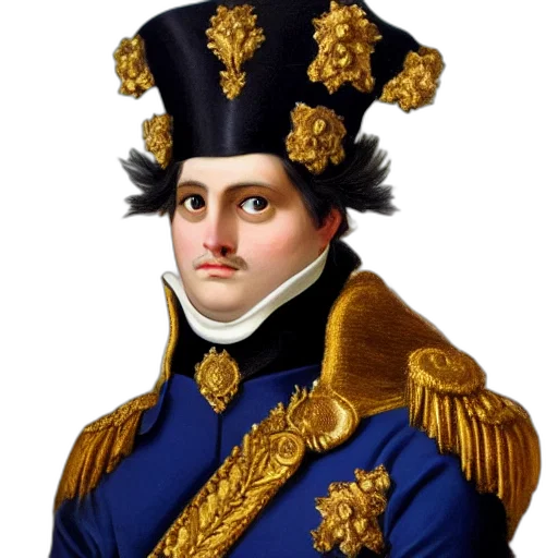 crown, hat, face, staff transparent PNG cut-out