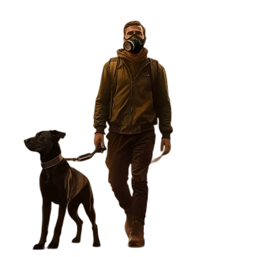 mask, jacket, animal, concept art transparent PNG cut-out