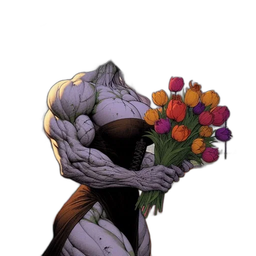 flower, crown, creature, mask transparent PNG cut-out