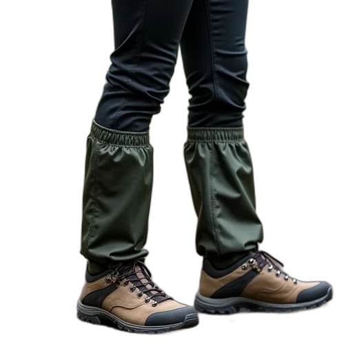 jacket, shoes, 3d render, green transparent PNG cut-out