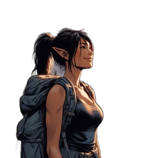 comic book art, concept art, fantasy art, pixel art transparent PNG cut-out