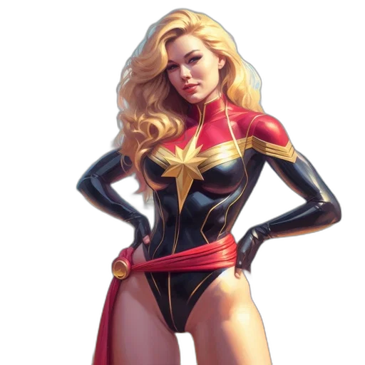 comic book art, concept art, fantasy art, 3d render transparent PNG cut-out