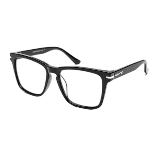 monochrome, pair, black-framed, glasses transparent PNG cut-out