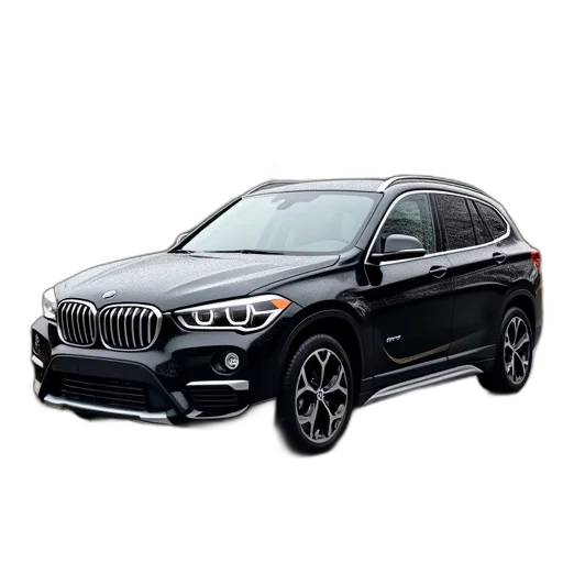 car, black, 2017, bmw transparent PNG cut-out