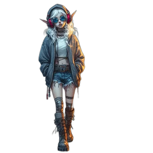 staff, jacket, concept art, fantasy art transparent PNG cut-out