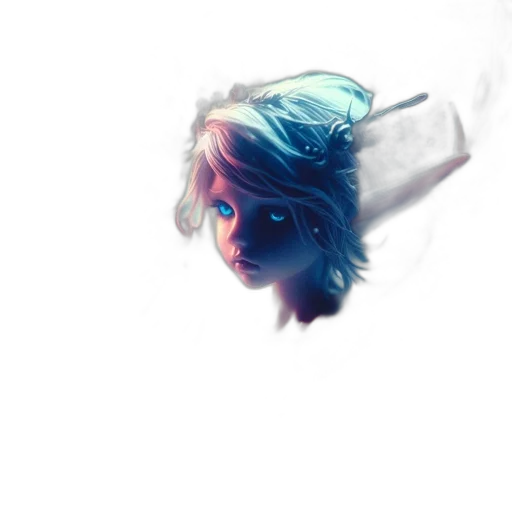 face, mask, dragon, hair transparent PNG cut-out