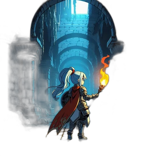 sword, staff, crown, dragon transparent PNG cut-out