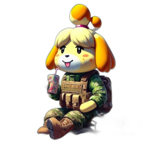 weapon, staff, animal, jacket transparent PNG cut-out