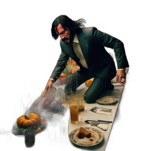 food, jacket, concept art, photorealistic transparent PNG cut-out
