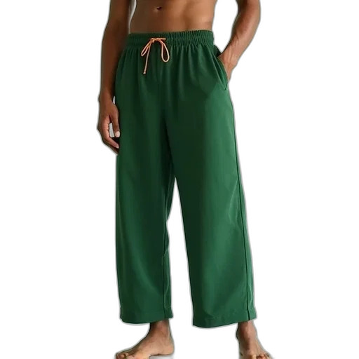 green, earth tones, pair, mens transparent PNG cut-out