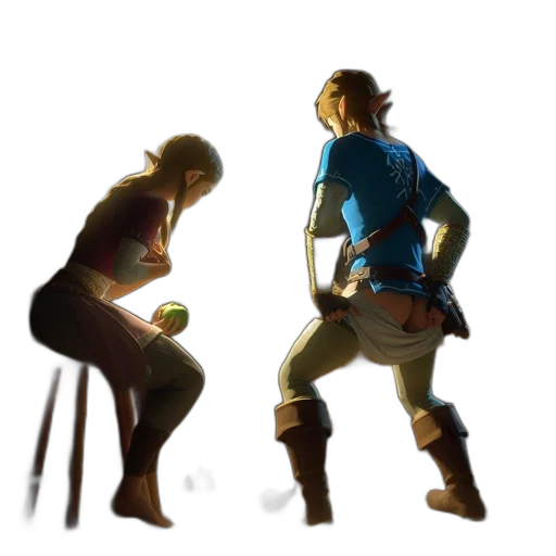 concept art, pixel art, 3d render, fantasy art transparent PNG cut-out