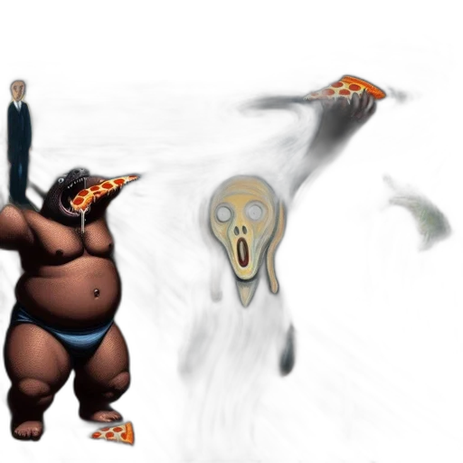 creature, mask, animal, staff transparent PNG cut-out