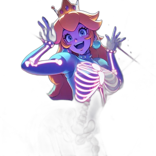 creature, staff, dress, robot transparent PNG cut-out