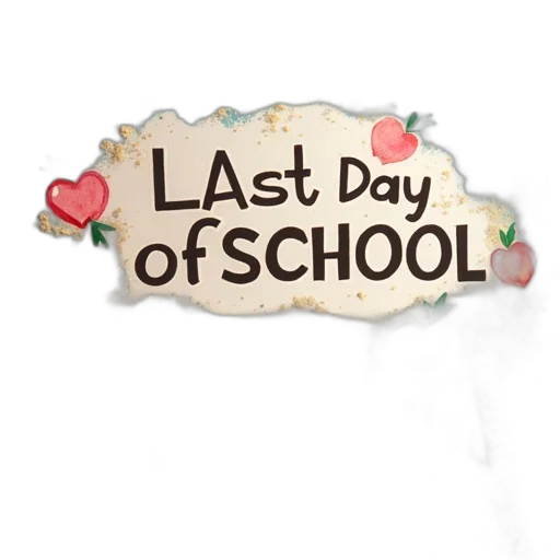 close, last, day, school transparent PNG cut-out